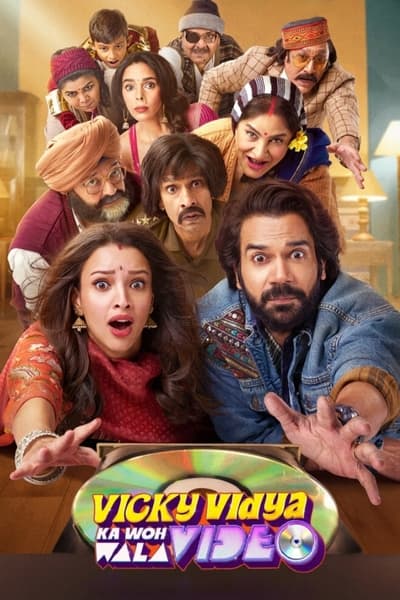 Download Vicky Vidya Ka Woh Wala Video 2024 Movie WEB-HDRip [Hindi ORG DD 5.1] 4K | 1080p | 720p | HEVC | 480p [x264|x265] Esubs poster